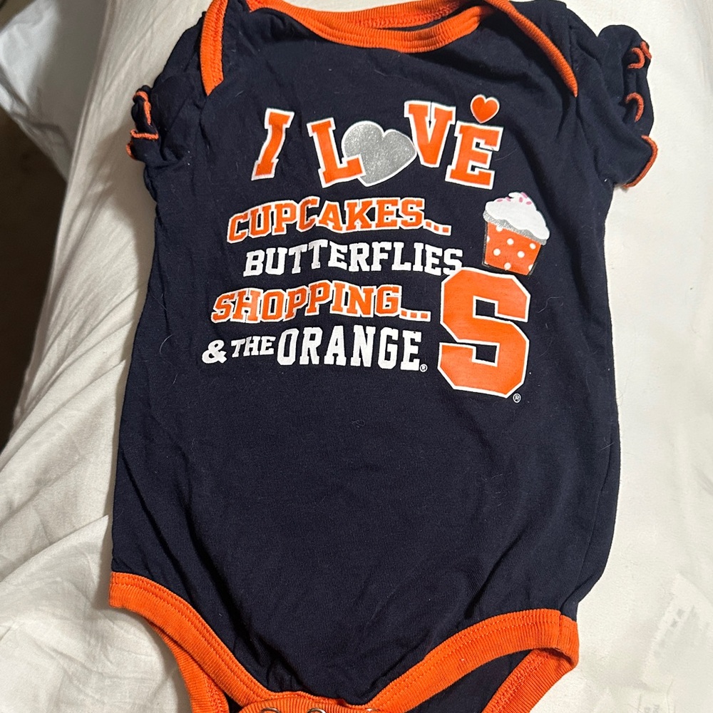 Charming Syracuse Orange Baby Onesie